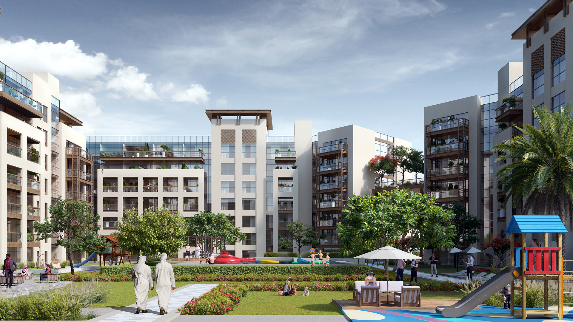 Eco-Luxury Apartments Oman – For Sale | Golden Visa Investment - Modern Eco Luxury Condominiums